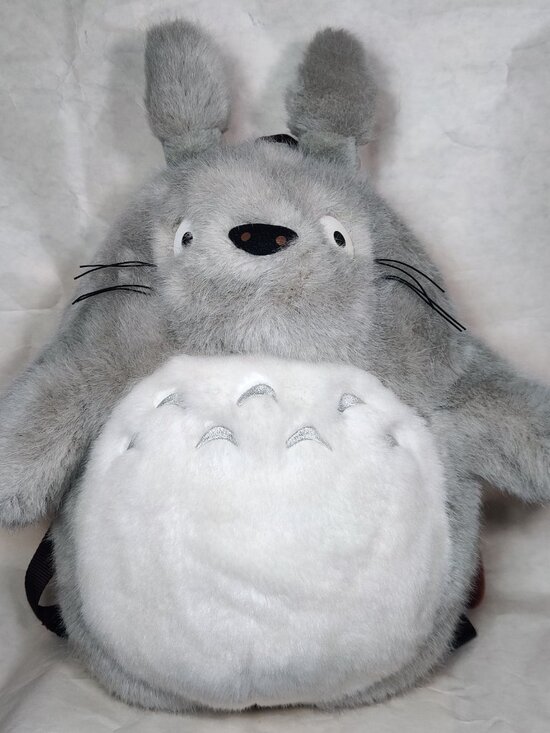 Sun Arrow My Neighbor Totoro Plush Backpack Studio Ghibli O-Totoro Acorn Zipper